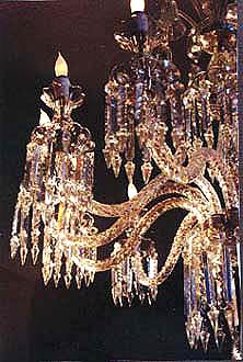 Incredible Antique Crystal Chandelier