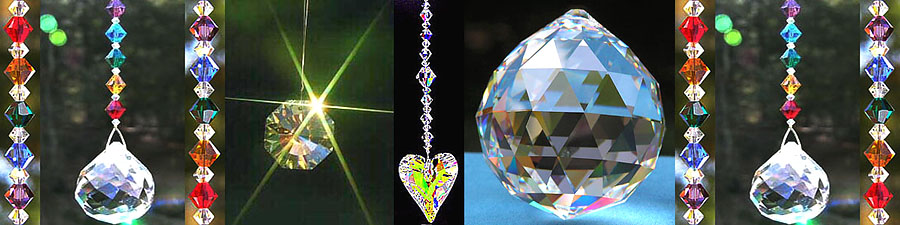 Sparkly Swarovski Crystal Makes Rainbow Colors.