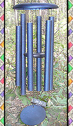 Corinthian Bells Luscious Midnight Blue Windchimes